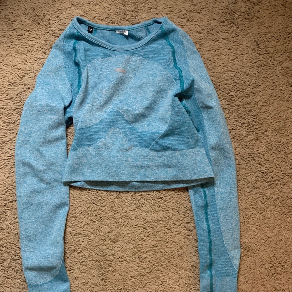Long sleeve gymshark shirt